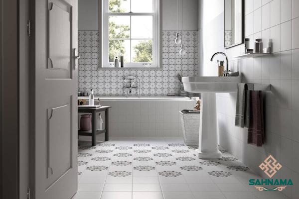 Buy 6×6 bathroom floor tile types + price